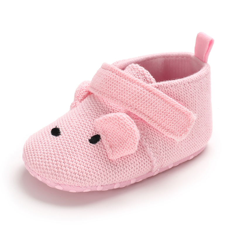 Cute 2019 Cotton fabric Animal mice 0-2 years prewalker infant shoes