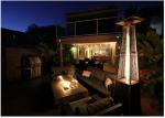 2270mmH silver outside stainless steel propane patio heater