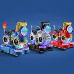 Electric Fairground Coin Operated Car Ride Machine For Kids' Entertainment