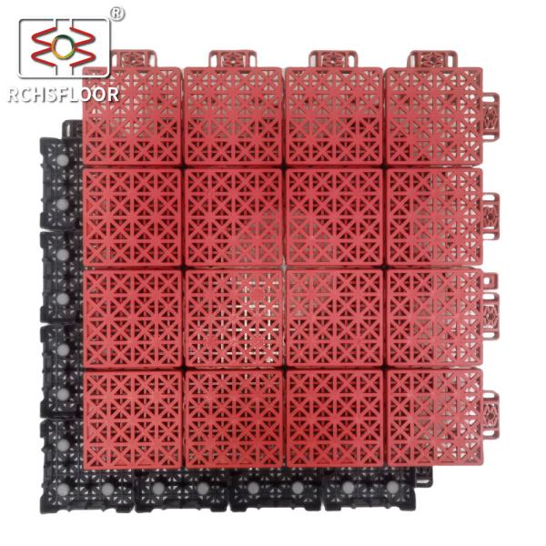 OEM ODM Outdoor Badminton Court Mat Weatherproof Polypropylene Interlocking