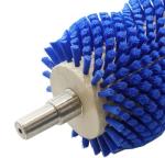 Industrial Nylon Cylindrical Cleaning Roller Brush Rotary for food processing
