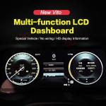 Car Digital Cluster Mercedes Benz Vito GPS Navigation Speed Meter