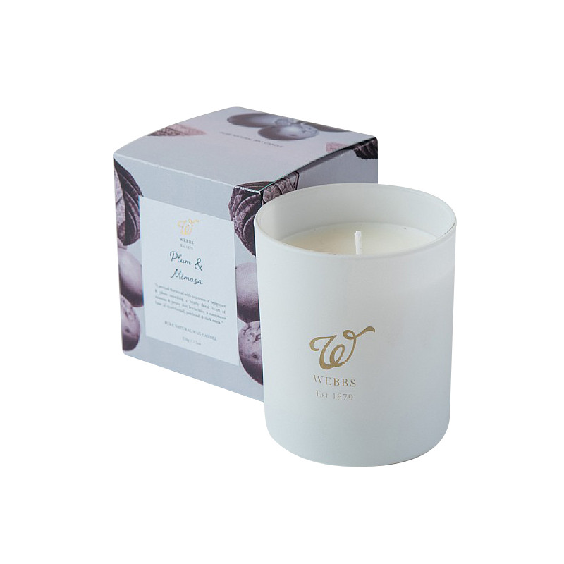 Printed 5mm Length 200gsm Gold Foil Packaging Box For Candle Gift