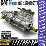 CAT Fuel Pump, CAT 312D C4.2 Fuel Injection Pump 3264634 326-4634 Diesel Pump