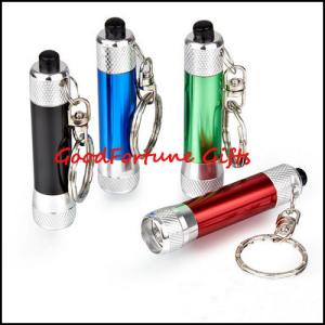 Quality Promotion Flashlight torch Keychain keyrings gift wholesale