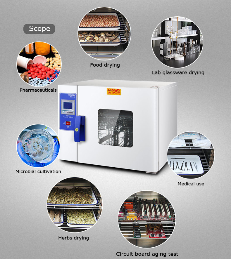 20-230L Laboratory Dryer Oven Automatic Vacuum Drying Oven Lab Testing 600C