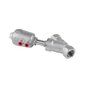 Quality SS304/316 Pneumatic Angle Seat Valve with Thread/Clamp/Weld/Flange Connection Full Stainless Steel wholesale