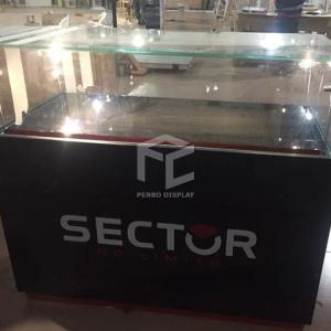 Quality Cartier Watch Display Showcase Counter 8mm Ultra White Tempered Glass wholesale