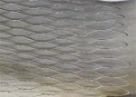 Aisi304 316 Stainless Steel Wire Rope Mesh 100*100mm Ferruled 2.0mm For Plant