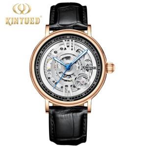 Quality Simple Tourbillon Mechanical Wrist Watch With Hardness Mineral Glass wholesale