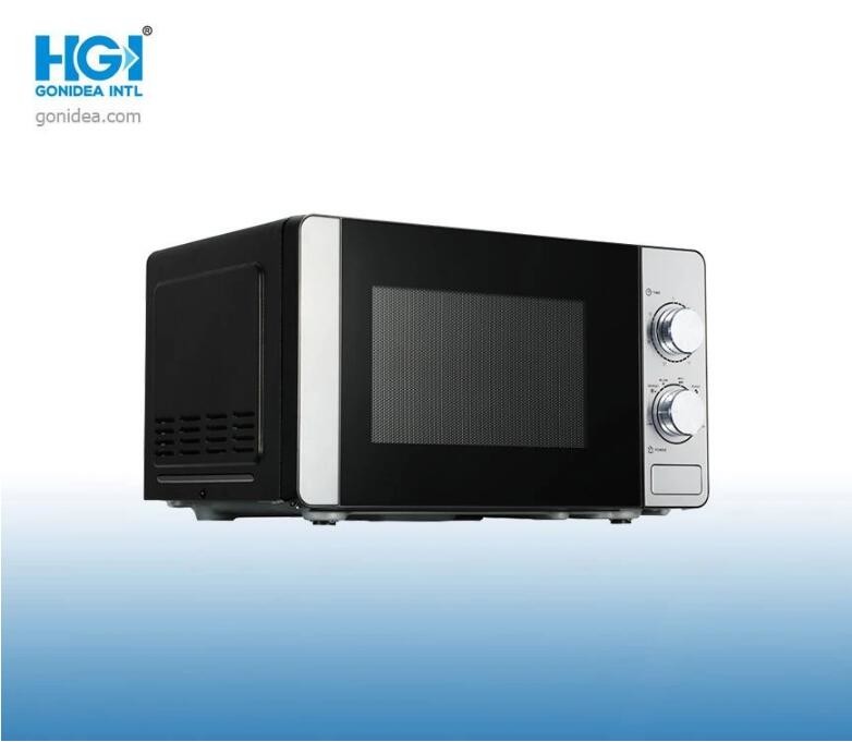 ABS Panel Stainless Steel Knob Electric Microwave Oven 20L