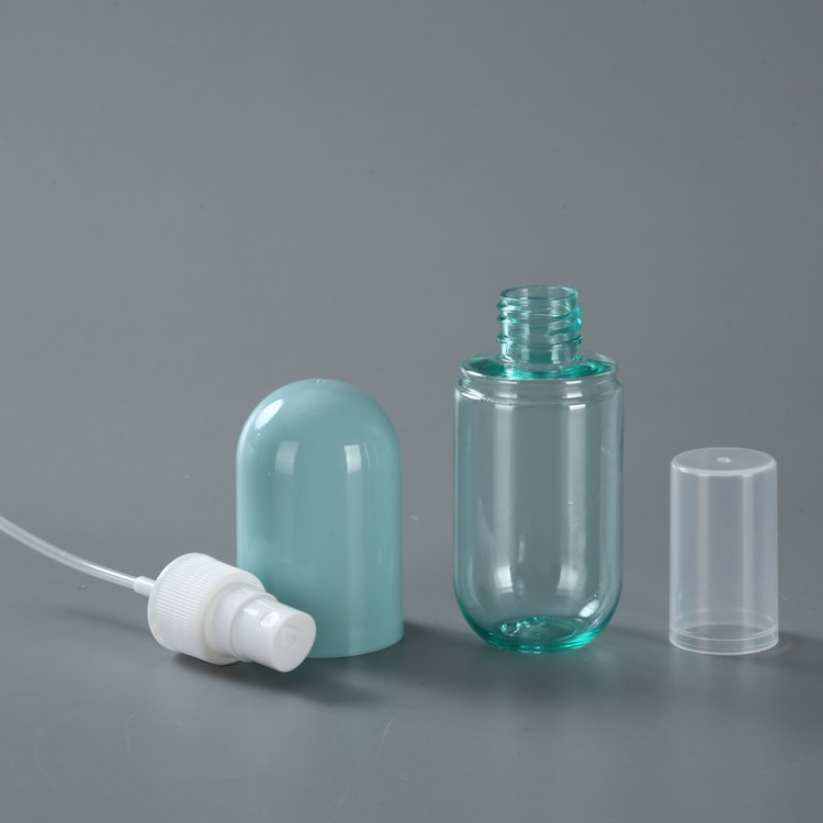40/60ml PUMP SPRAYER PET Capsule Spray Bottle in Lovely Color for Portable Essence Water