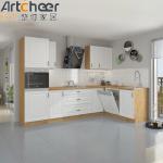 Plywood Antique Kitchen Cabinets and Modern Style Countertop Edging for Classic