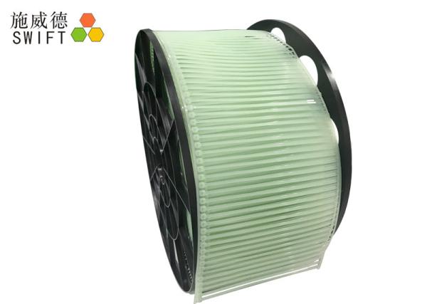 Polyamide 66 Cable Zip Ties , Plastic Tie Straps -30-80 Degree Temperature