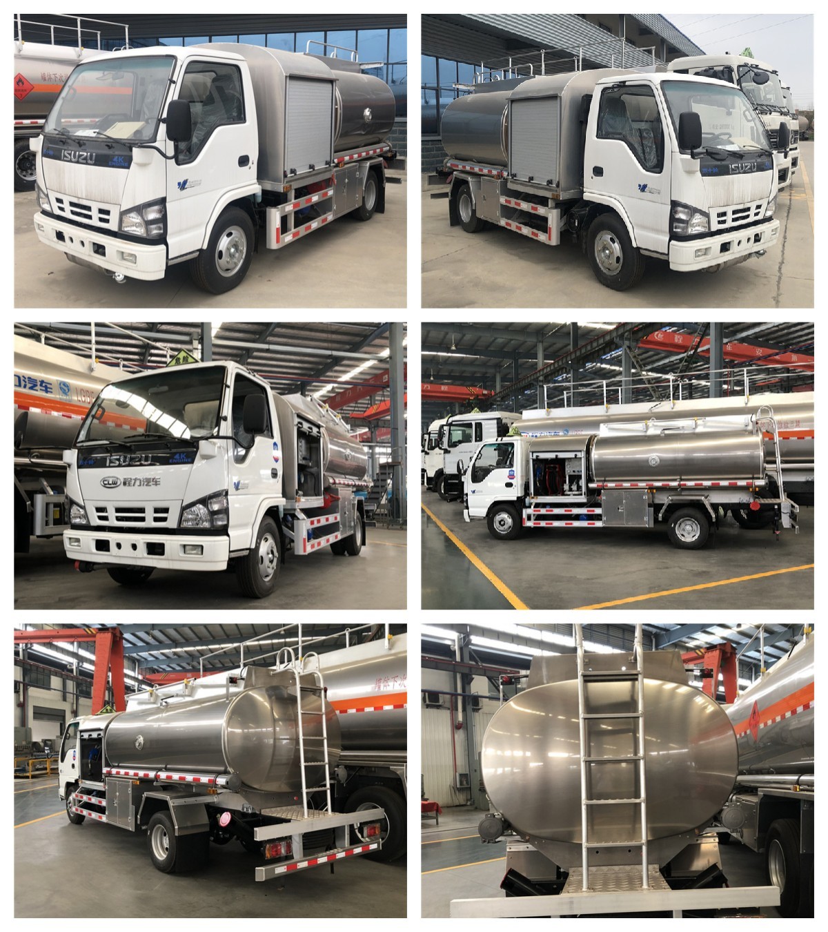 ISUZU 600P 5CBM Aircraft Refueler Trucks Multifunctional 4x2 Driving Type