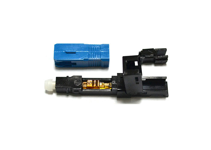 SC Fiber Optic Connector For FTTH Drop Cable 4mm Fiber Optic Cable Connector