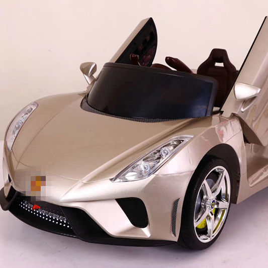 Unisex Children 12v Electric Car with Remote Control Double Drive Music and Swing Function