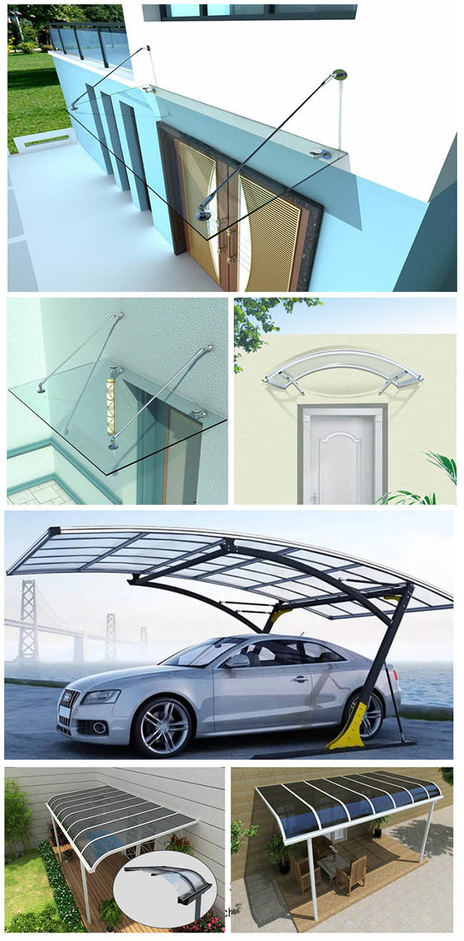 Anti Freezing Polycarbonate Car Shade Awning