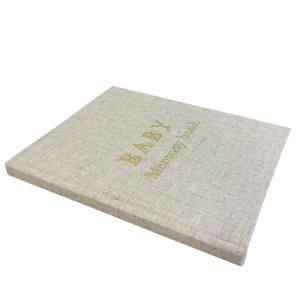 Quality 178x240mm Hardcover Journal Printing Natural Linen Fabric Cloth wholesale