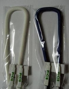 Quality Crocodile dental stretchy cord plastic patient napkin bib clips white/black w/custom logo wholesale