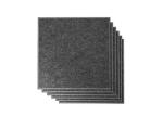 Office Cinema Wall Soundproof Polyester Fiber Acoustic Panel Beveled Edge