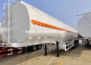 Quality 30CBM Fuel Tank Semi Trailer With Q235 Carbon Steel Material wholesale