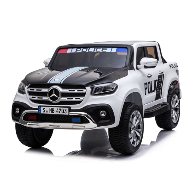 Packing size 142*77*40.5 2.4G Remote Control Two Seats 12V Licensed Police Ride On Car for Kids
