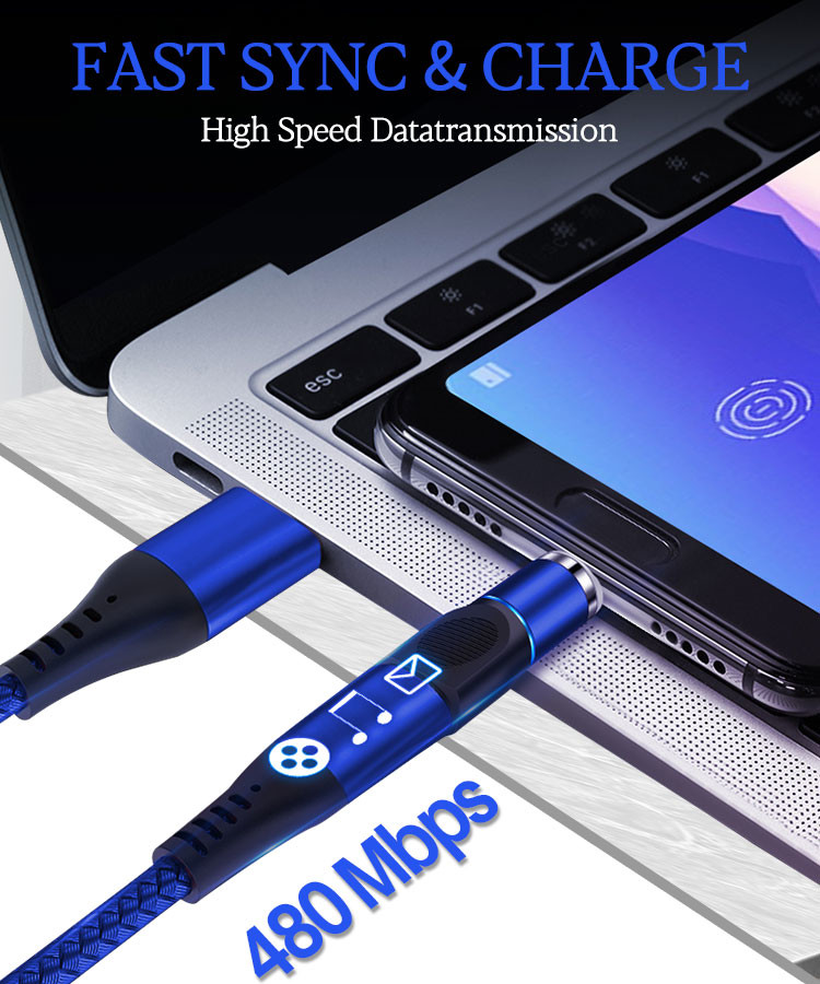 Explosion Proof Fast Charging USB C Cable 45g Magnetic OTG Adapter