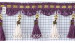 Handmade fashionable chain beads lace tassels fringes for curtain/sofa/pillow