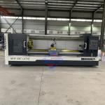 Heavy Duty Cnc Lathe Machine Fanuc Controller Flat Bed