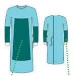 Reinforced Surgical 60gsm Disposable Isolation Gowns