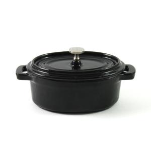 Quality Cast Iron Mini Oval Casserole Red 12cm X 9cm wholesale