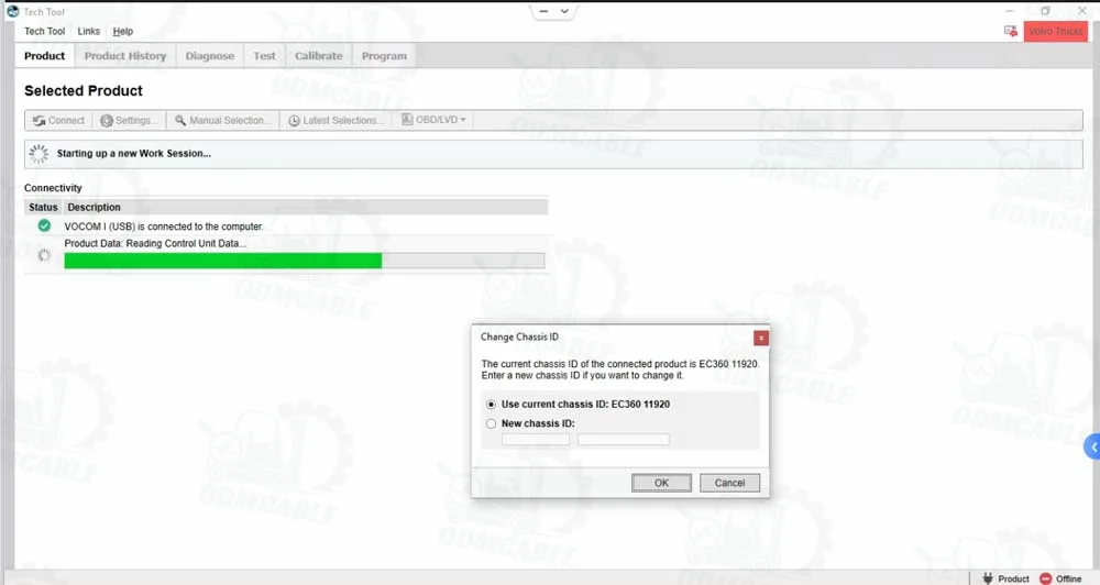 For vocom Vocom II 88894000+ V2.8PTT Dev2 Tool For vocom Truck Excavator Construction Diagnostic