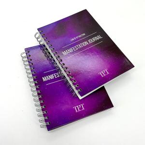 Quality A5 Hardcover Spiral Notebook Printing Metal Wirebound Journal Printing wholesale