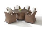 Waterproof Rattan Wicker Outdoor Table Chairs Dining Garden Set