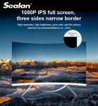 SEALAN 27inch big promotion new product i7-4960 curved screen desktop computers