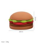 Kids Toy Baby Soft Sensory Hamburger and Fries Educational Silicone Building