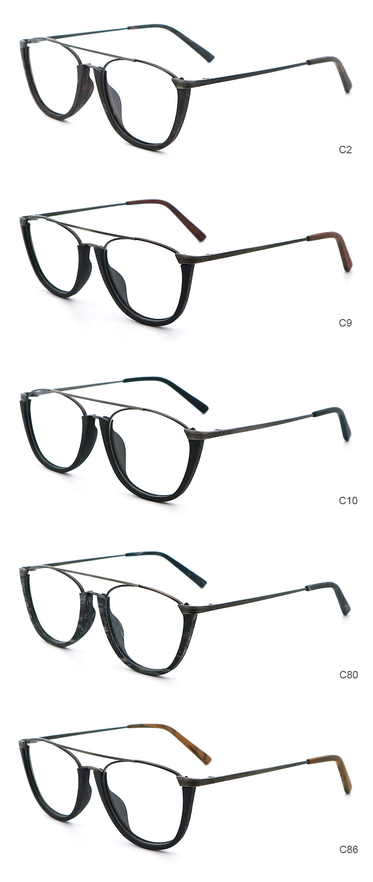 Unique Hand Made Acetate Optical Frame Retro Literature And Art