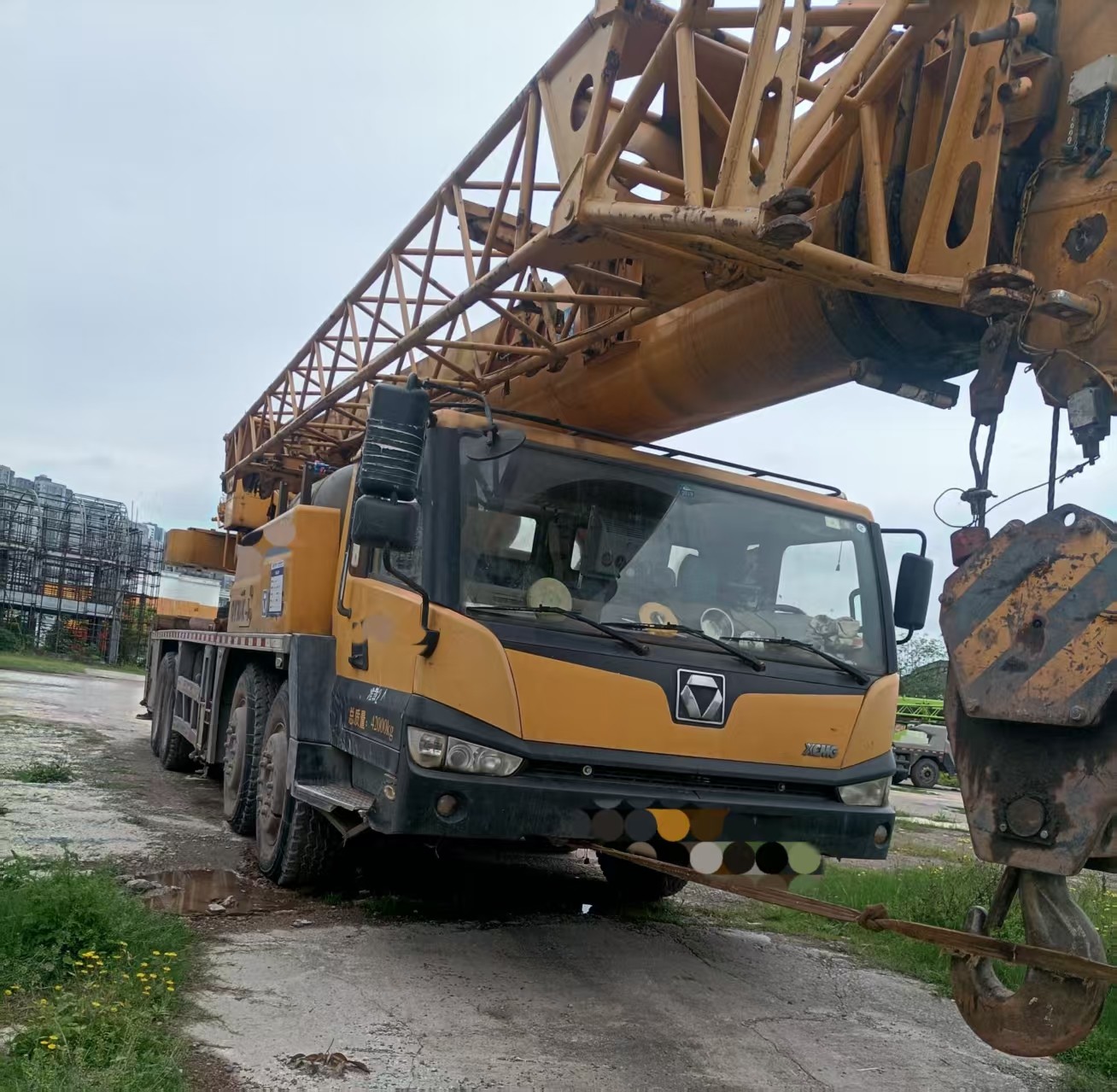 QY50KA 50 Ton Mobile Hydraulic Truck Crane Heavy Lifting Equipment with 5.5t Maximum Lifting Weight and 4 Axle
