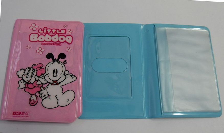 Personalized Cute Pvc Badge Holder / Customized Durable Name Badge Holders
