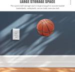 Carbon steel Metal Ball Holder Wall Mount for Basketball Football Volleyball