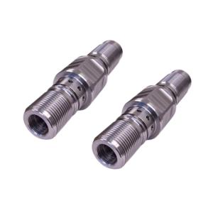Quality Brushing CMM 1000mm Length CNC Aluminum Parts Lathe Turning wholesale