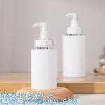 Shampoo Pump Bottle, Luxury Silver Cosmetic Packaging Face Cream Serum Essence