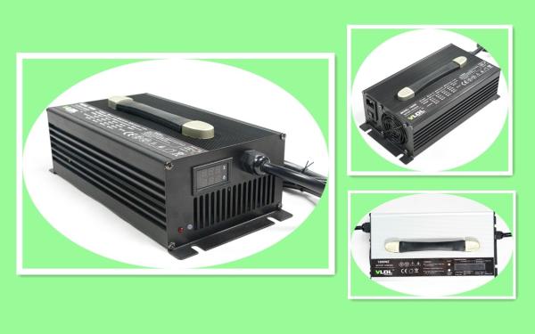 Intelligent 4 Steps 84V 10A Lithium Or Lead Acid Battery Charger 1200W Output