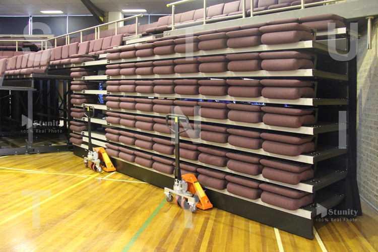 SGS Approved UV Resistant Telescopic Bleacher Seating