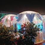 PC Dome House Tent Aluminium Luxury Bubble Tents For Outdoor Camping