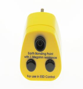 Quality Plastic 60X40MM 1x4mm Banana Sockets Earth Bonding Plug wholesale