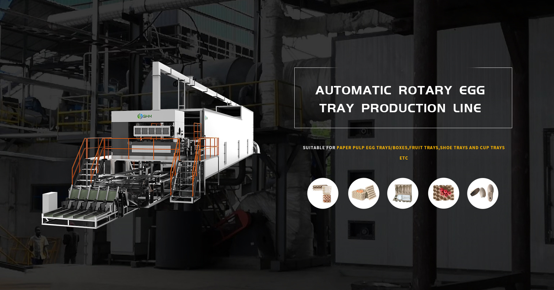 Fully Automatic Paper Shoe Tree Pulp Molding Production Line