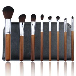 Quality Classical Makeup Brush Set Burlywood Color High Gloss Copper Premium Brushes wholesale