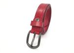 Customized Pin Buckle Women's Fashion Full Grian Leather Belts